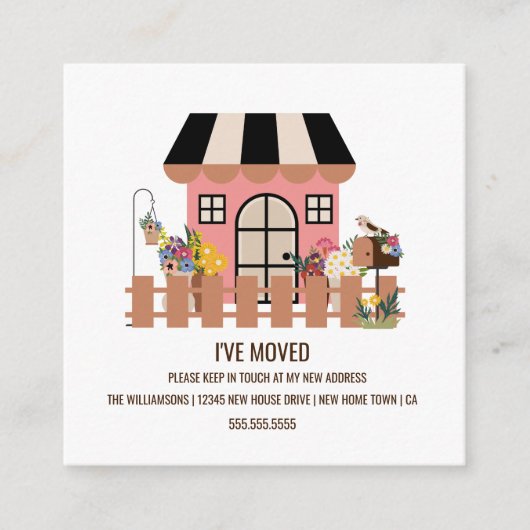 カワイハウス |新しいホーム引越し案内 エンクロージャーカード (正面)