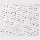 カワイハッピーハヌカ，チャヌラ ラッピングペーパー (フラット)