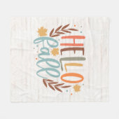 カワイハ絵を描ロー秋 フリースブランケット (正面(横))