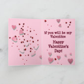 カワイバレンタインデーのカードとバスセットハおもしろいウンズ シーズンカード (内部)