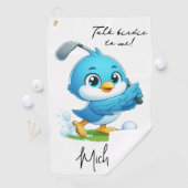 カワイバードゴルフで私にバーディーを話す ゴルフタオル (インサイチュ)