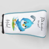 カワイバードゴルフで私にバーディーを話す ゴルフヘッドカバー (正面)