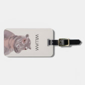 カワイヒッポ名前をカスタムする  ラゲッジタグ (正面横)