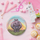 カワイヒポタマスパーティー ペーパープレート (パーティー)