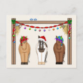 カワイフおもしろいァームホリディウズクリスマスハガキ シーズンポストカード (正面)