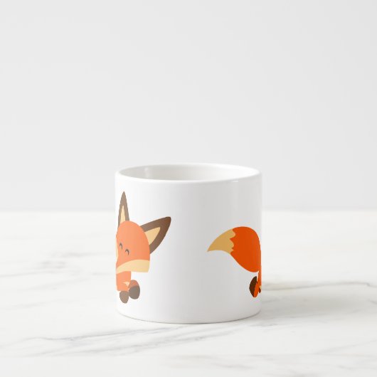カワイフリートカートゥーンキツネエスプレッソマグ エスプレッソカップ (正面)
