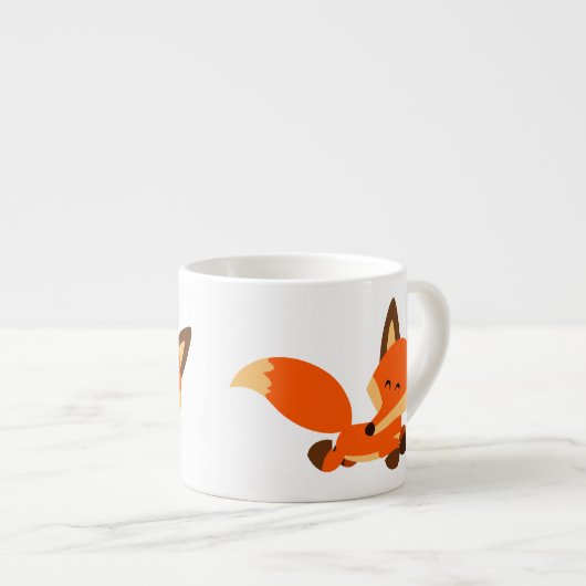 カワイフリートカートゥーンキツネエスプレッソマグ エスプレッソカップ (正面右)