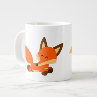カワイフリートカートゥーンキツネジャンボマグ ジャンボコーヒーマグカップ