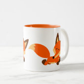 カワイフリートカートゥーンキツネマグカップ ツートーンマグカップ (正面右)
