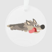 カワイフリートカートウルフアクリルオーナメント オーナメント (正面)