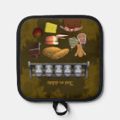 カワイフードデザイン パーソナライズされた 鍋敷き (正面)