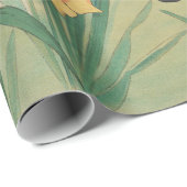 カワイブニーと水仙の花アンティークイースター ラッピングペーパー (ロールコーナー)