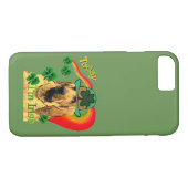 カワイブラッドハウンドSt patricks day Case-Mate iPhoneケース (裏面(横))