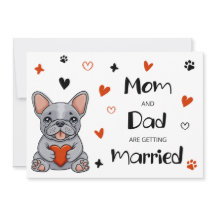 カワイブルお洒落ドフランスの結婚式招待状