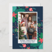 カワイホリデー離れ | メリークリスマスカスタムの写真 招待状 (正面)
