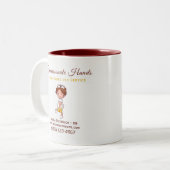 カワイホームヘルス気にナースサービス ツートーンマグカップ (正面左)