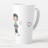 カワイボーイキス カフェラテマグ (右アングル)