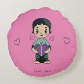 カワイボーイトート ラウンドクッション (裏面)