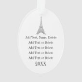 カワイボーイフランスのオーナメント オーナメント (裏面)