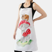 カワイマウスon fly agaulic water color エプロン (インサイチュ)