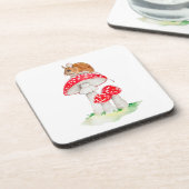 カワイマウスon fly agaulic water color コースター (左側)