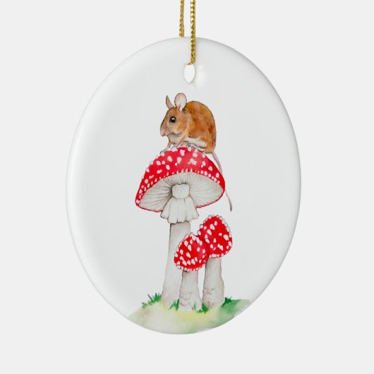 カワイマウスon fly agaulic water color セラミックオーナメント (右)