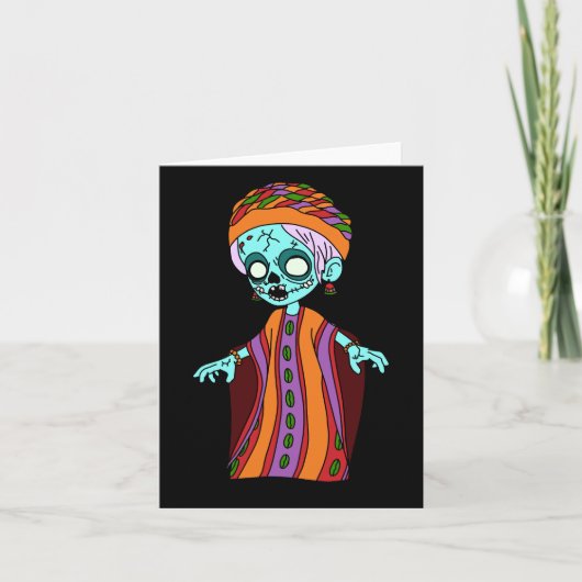 カワイマリのゾンビ ノートカード (正面)