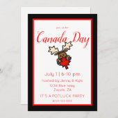 カワイムースカナダデー 招待状 (正面/裏面)