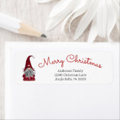 カワイメおもしろいリークリスマス小妖精や小人パーソナライズされた格言 ラベル (インサイチュ)