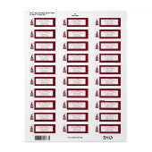 カワイメおもしろいリークリスマス小妖精や小人パーソナライズされた格言 ラベル (フルシート)