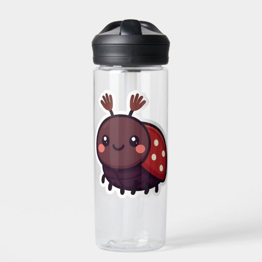カワイメイ甲虫 – かわいい森チャーム ウォーターボトル (正面)
