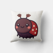 カワイメイ甲虫 – かわいい森チャーム クッション (裏面)