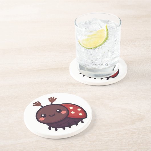 カワイメイ甲虫 – かわいい森チャーム コースター (側面)