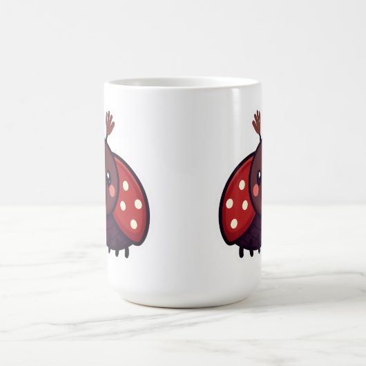 カワイメイ甲虫 – かわいい森チャーム コーヒーマグカップ (中央)