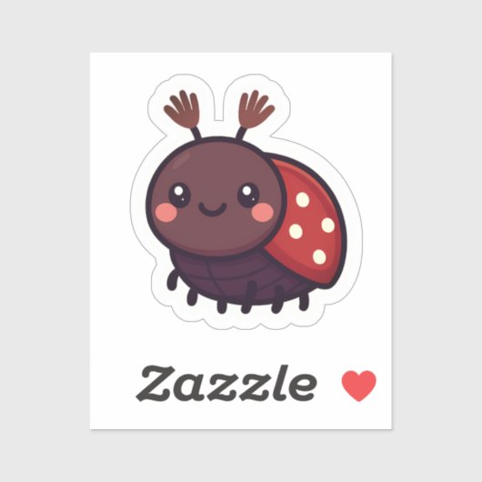 カワイメイ甲虫 – かわいい森チャーム シール (シート)