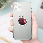 カワイメイ甲虫 – かわいい森チャーム シール (スマートフォン)