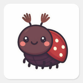 カワイメイ甲虫 – かわいい森チャーム スクエアシール