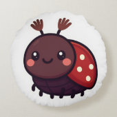 カワイメイ甲虫 – かわいい森チャーム ラウンドクッション (裏面)