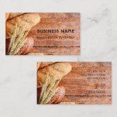 カワイモダン&水彩パン/ベーカリー 名刺 (正面/裏面)