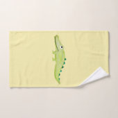 カワイユニセックストワイターカラーワニサファリベビー/チルド バスタオルセット (ハンドタオル)