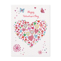 カワイレッド&ピンクバレンタインハートハート点