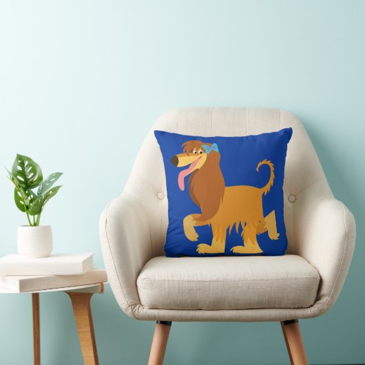 カワイレディーカートマンアフガンハウンド装飾用クッション クッション (椅子)