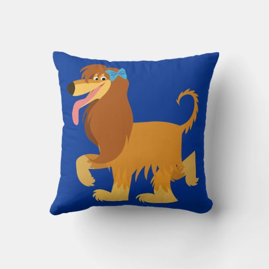 カワイレディーカートマンアフガンハウンド装飾用クッション クッション (裏面)