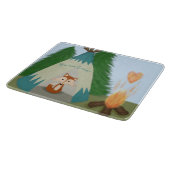 カワイローンキツネ カッティングボード (角)