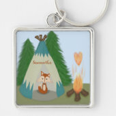 カワイローンキツネ キーホルダー (正面)