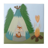 カワイローンキツネ タイル (正面)