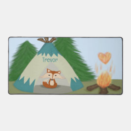 カワイローンキツネ デスクマット