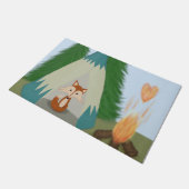 カワイローンキツネ ドアマット (アングル)