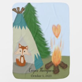 カワイローンキツネ ベビー ブランケット