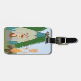 カワイローンキツネ ラゲッジタグ